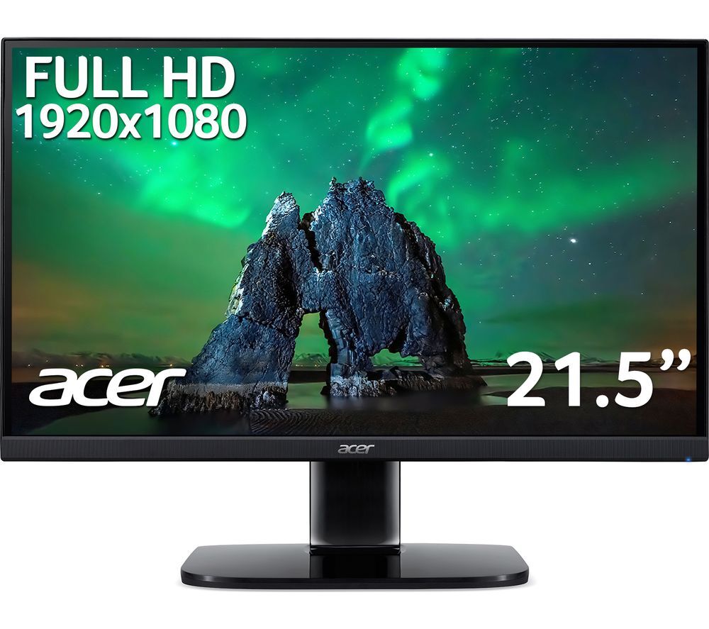 Acer KA222Qbi Full HD 21.5" IPS LED Monitor - Black, Black