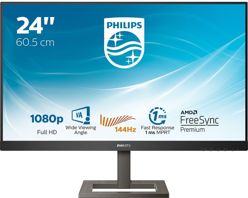 Philips 242E1GAEZ Full HD 23.8" LCD Monitor - Black, Black