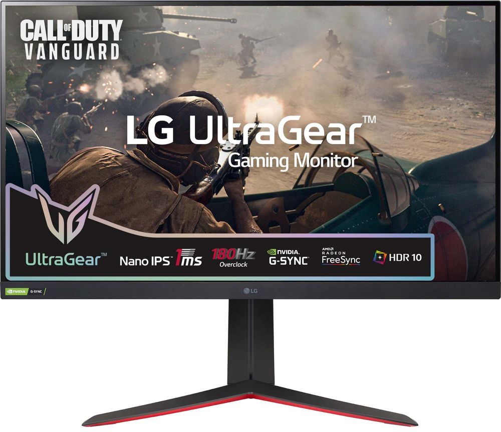 LG UltraGear 32GP850 Quad HD 32" Nano IPS LCD Gaming Monitor - Black, Black