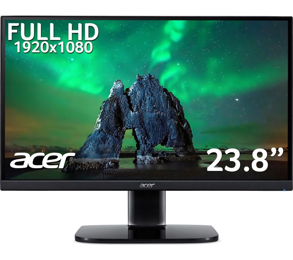 Acer KA240Ybi Full HD 23.8" IPS LED Monitor - Black, Black