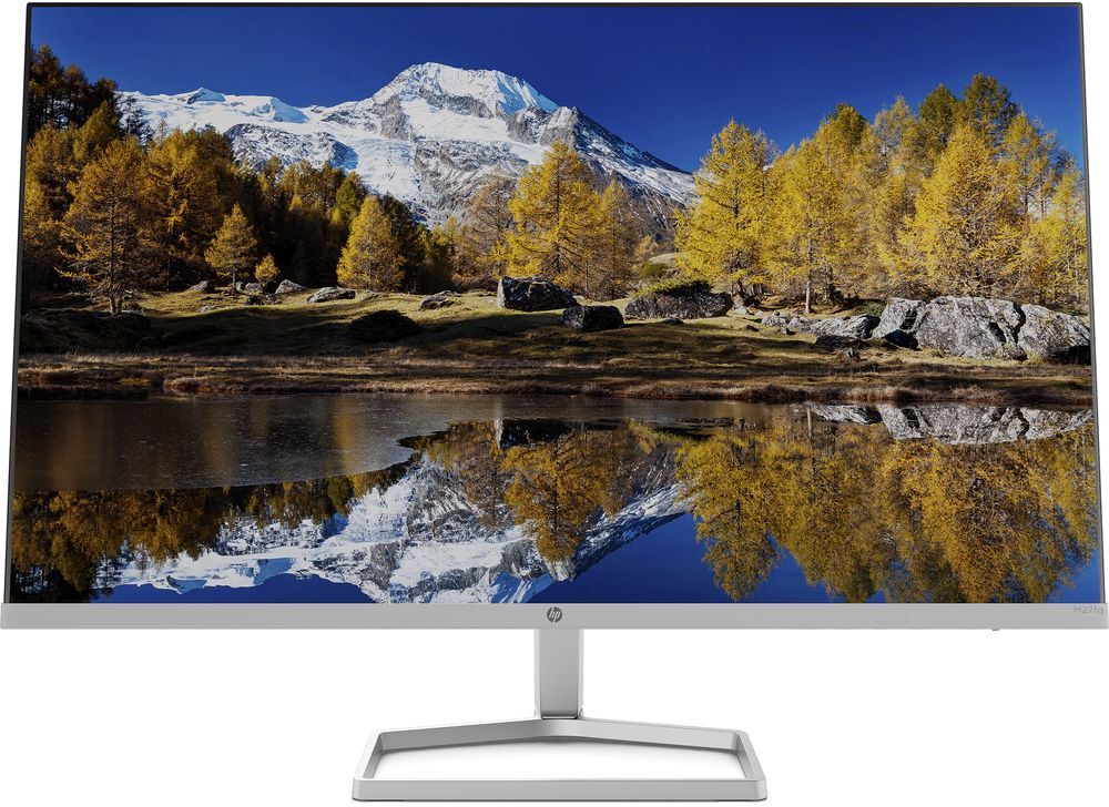 HP M27fq Quad HD 27" IPS LCD Monitor - Silver &amp; Black, Silver