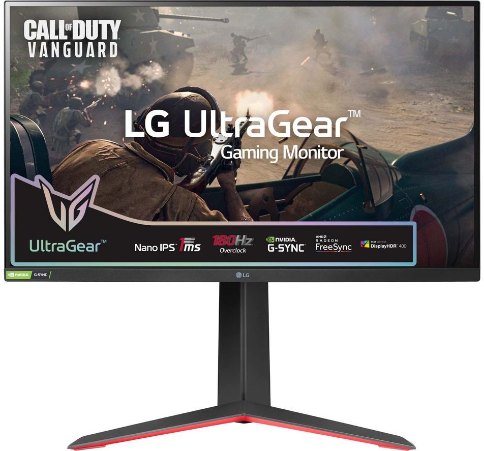 LG UltraGear 27GP850 Quad HD 27" Nano IPS LCD Gaming Monitor - Black, Black