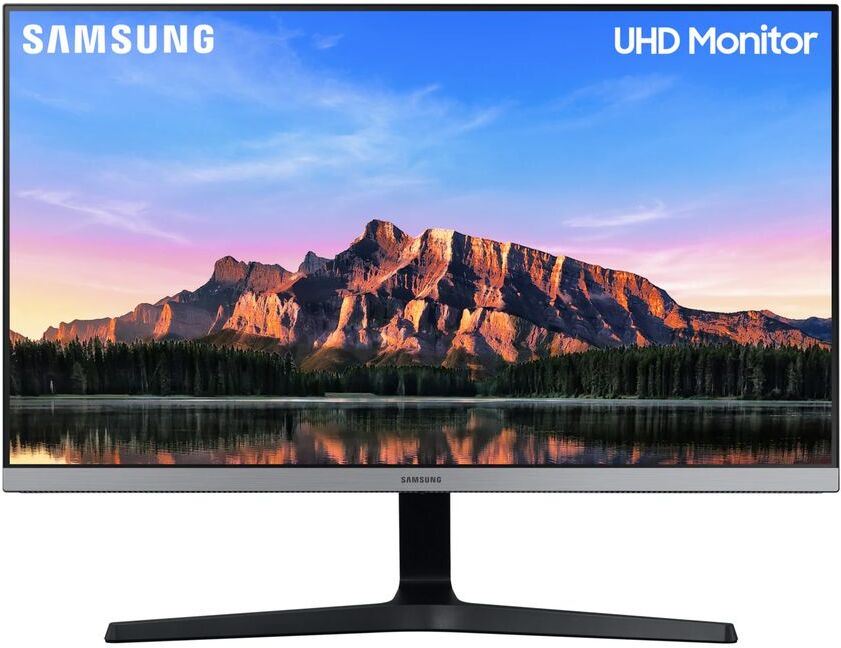 SAMSUNG LU28R550UQUXEN 4K Ultra HD 28” LED Monitor - Dark Grey, Grey