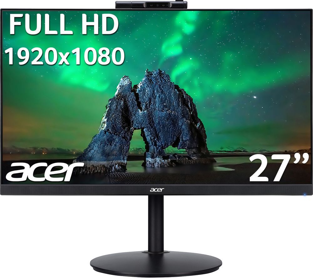 Acer CB272D Full HD 27" IPS LED Monitor - Black, Black