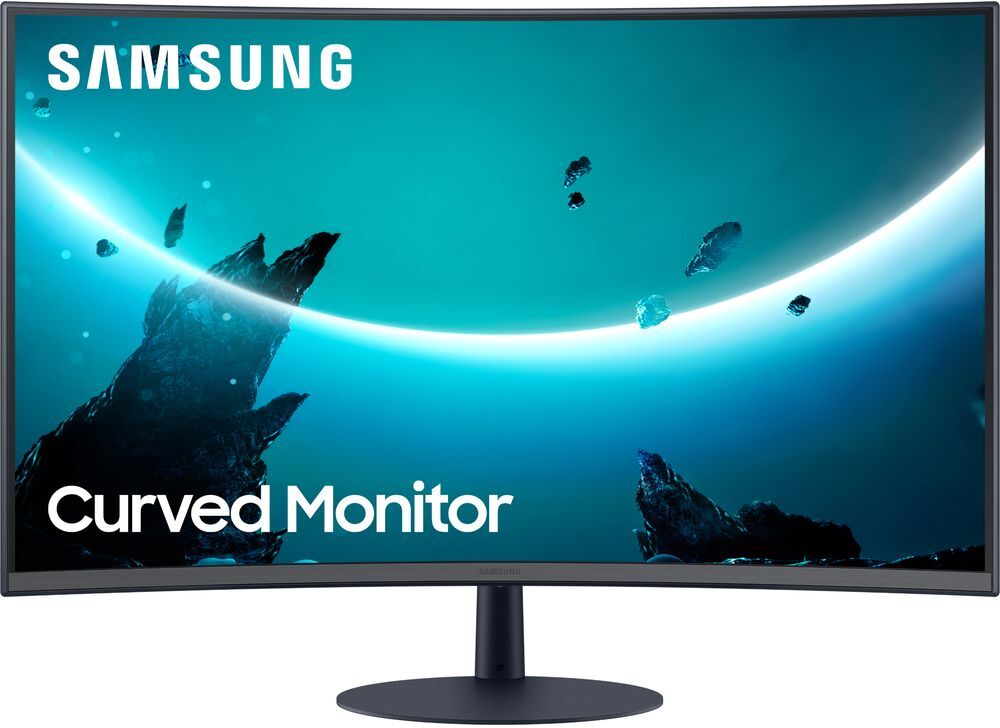 SAMSUNG LC24T550FDUXEN Full HD 24” Curved LED Monitor - Grey, Grey