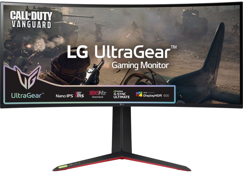 LG UltraGear 34GP950G Wide Quad HD 34" Nano IPS LCD Gaming Monitor - Black, Black