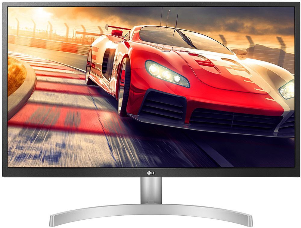 LG UltraGear 27UL500-W 4K Ultra HD 27” IPS LCD Gaming Monitor - White, White