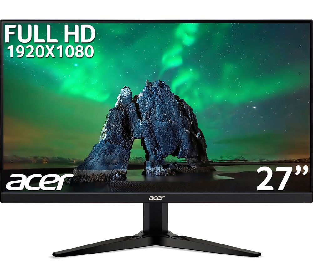 Acer KG271G Full HD 27" IPS LED Monitor - Black, Black