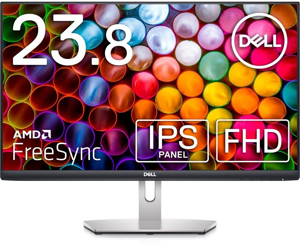 Dell S2421HN Full HD 23.8" LCD Monitor - Silver, Silver