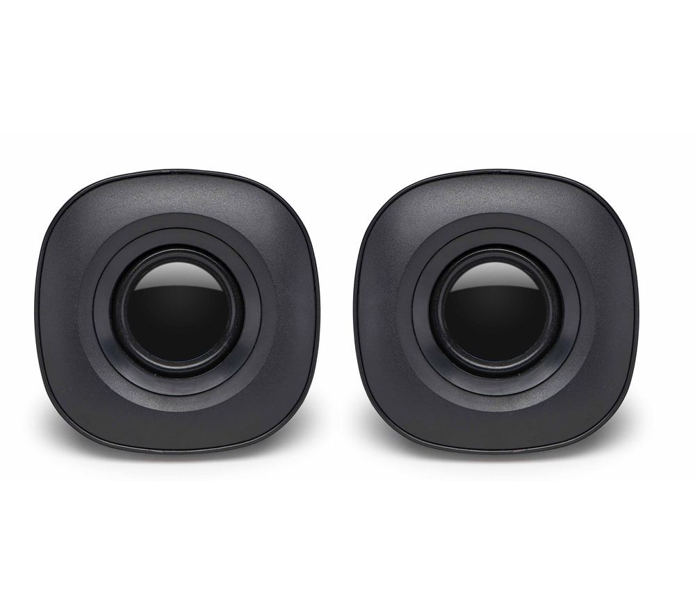ADVENT ASP20BK21 2.0 PC Speakers - Black, Black