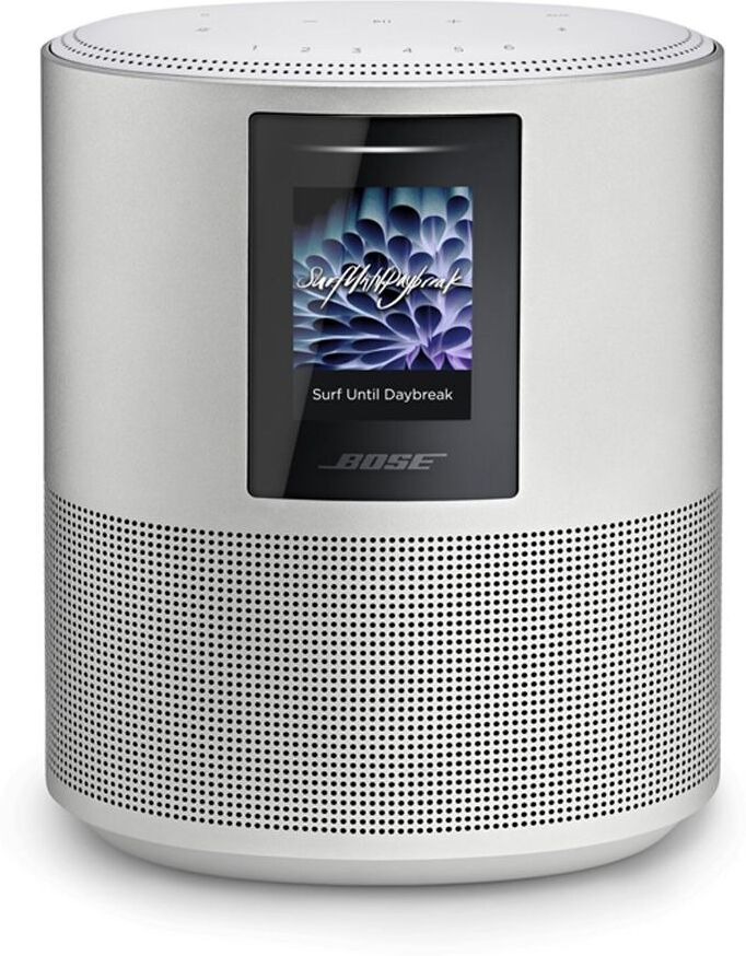 Bose Home Speaker 500 with Amazon Alexa &amp; Google Assistant - Silver, Silver