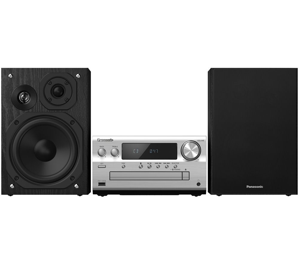 Panasonic SC-PMX802E-S Wireless Multi-room Traditional Hi-Fi System - Silver, Silver