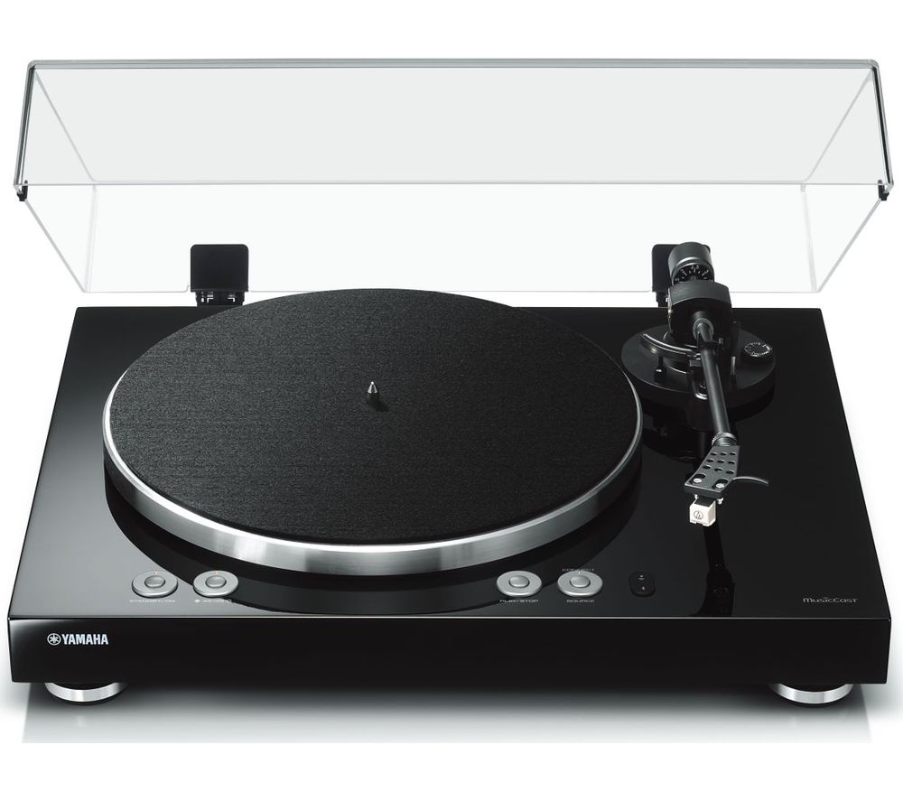 Yamaha MusicCast Vinyl 500 Belt Drive Bluetooth Turntable - Black, Black