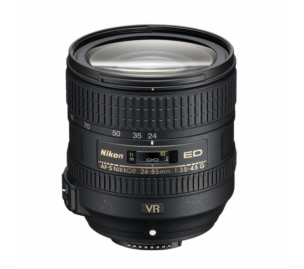 Nikon AF-S NIKKOR 24-85 mm f/3.5-4.5G ED VR Standard Zoom Lens