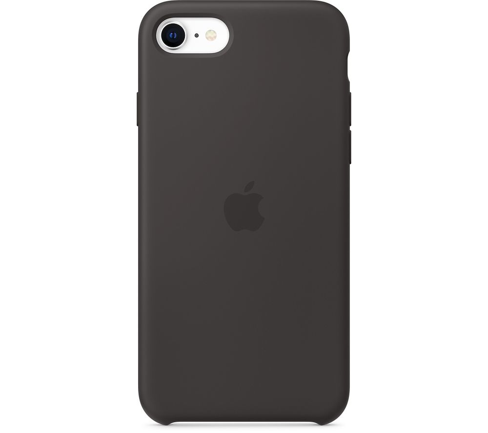 Apple iPhone SE Silicone Case - Black, Black