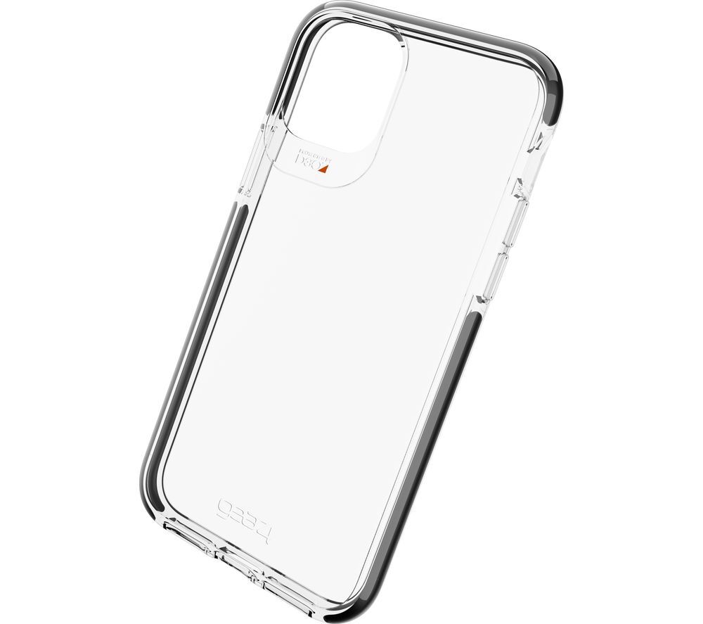 GEAR4 Piccadilly iPhone 11 Pro Case - Clear &amp; Black, Black