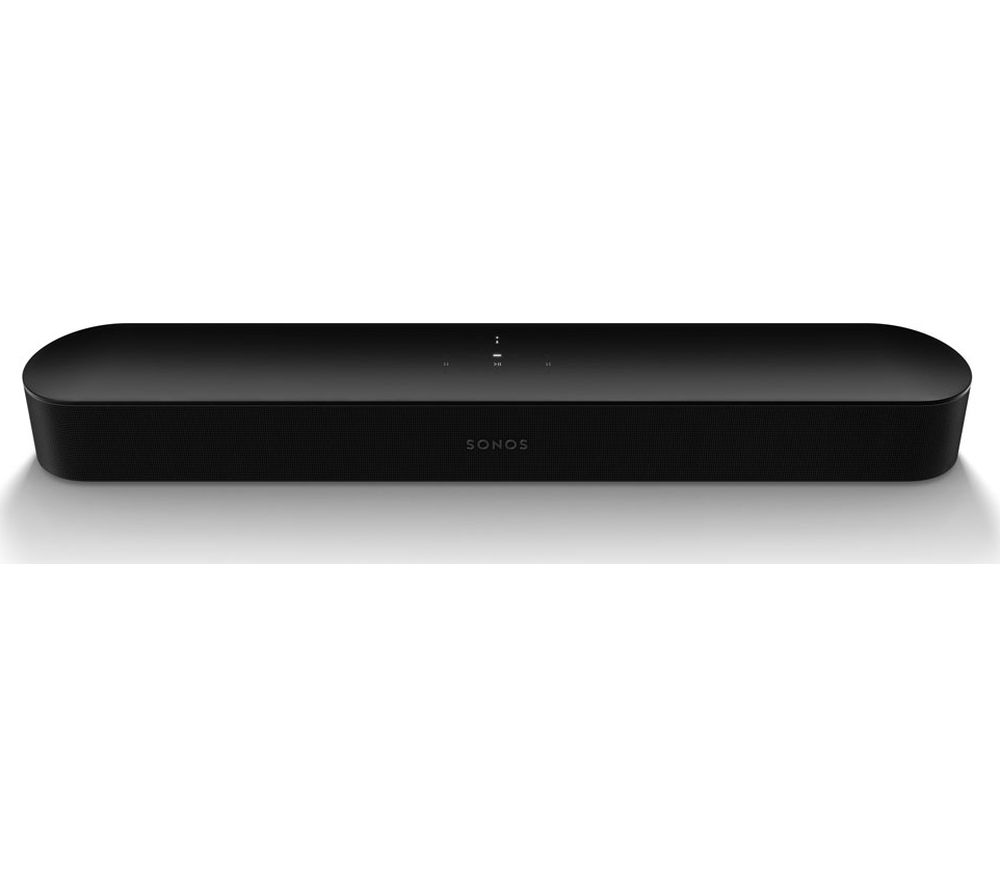 SONOS Beam (Gen 2) Compact Sound Bar with Dolby Atmos, Alexa &amp; Google Assistant - Black, Black