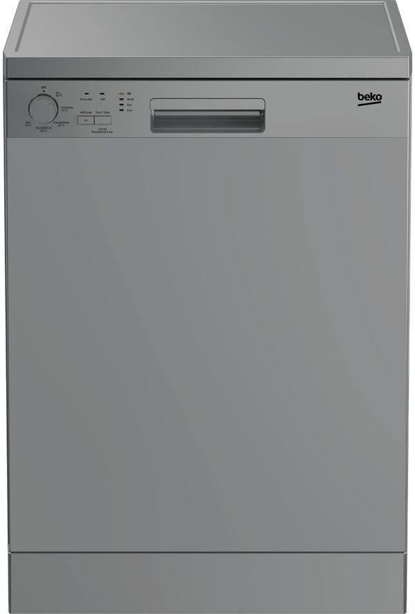 Beko DFN05320S Full-size Dishwasher - Silver, Silver