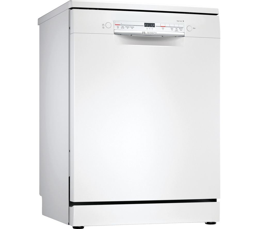 Bosch Serie 2 SGS2ITW08G Full-size Dishwasher - White, White