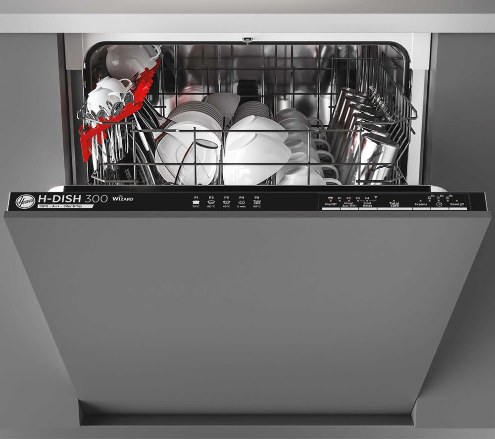 Hoover H-Dish 300 HDIN 2L360PB-80 Full-size Fully Integrated WiFi-enabled Dishwasher