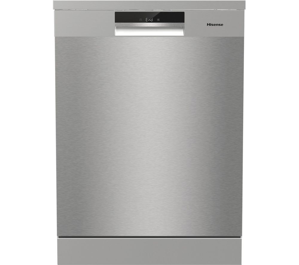 HISENSE HS661C60XUK Full Size Dishwasher - Stainless Steel