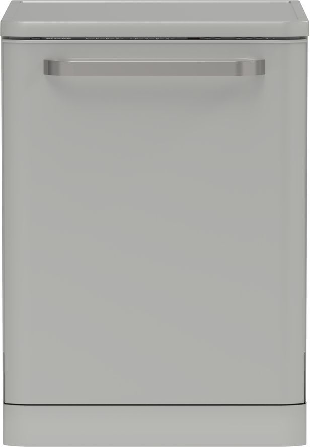 Sharp QW-DX41F47ES Full-size Dishwasher - Silver, Silver