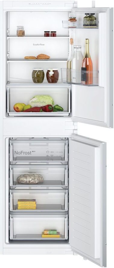 NEFF KI7851SF0G 50/50 Integrated Fridge Freezer - Sliding Hinge