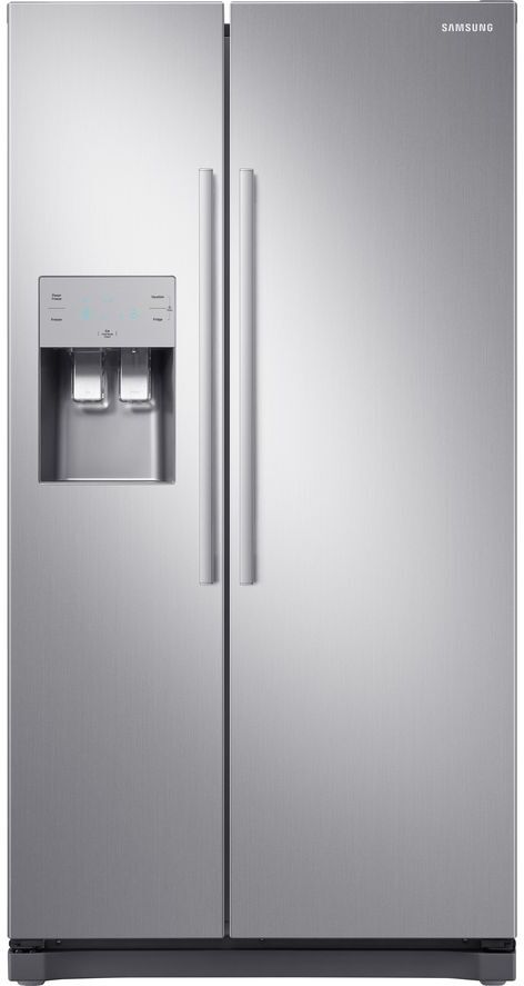 SAMSUNG RS3000 RS50N3513S8/EU American-Style Fridge Freezer - Inox Silver, Silver