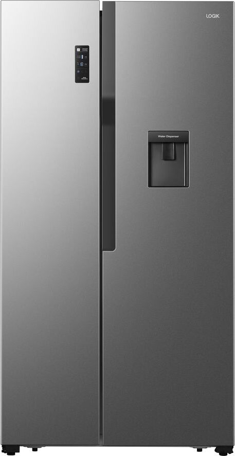 LOGIK LSBSDX20 American-Style Fridge Freezer - Inox