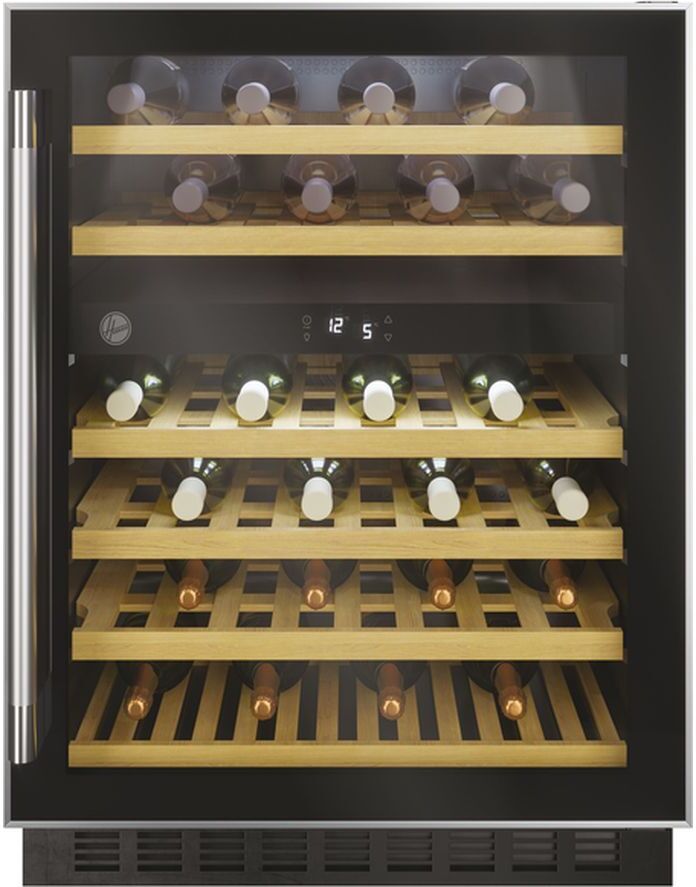 Hoover HWCB 60 UK/N Wine Cooler - Black, Black