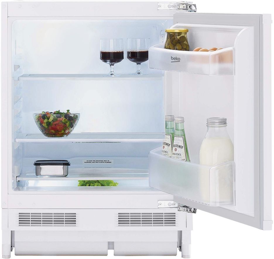 Beko BLSF3682 Integrated Undercounter Fridge - Fixed Hinge