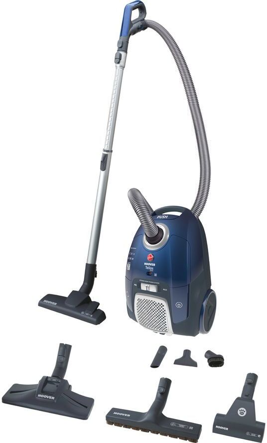 Hoover Telios Extra TX50PET Cylinder Vacuum Cleaner - Blue, Blue