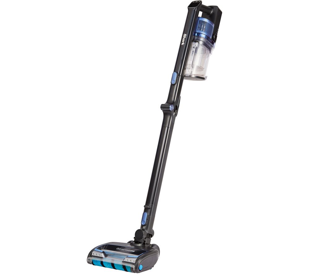 SHARK Anti Hair Wrap with PowerFins &amp; Pet Tool IZ320UKT Cordless Vacuum Cleaner - Blue, Blue