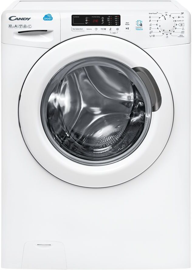 Candy CS 14102DE NFC 10 kg 1400 Spin Washing Machine - White, White