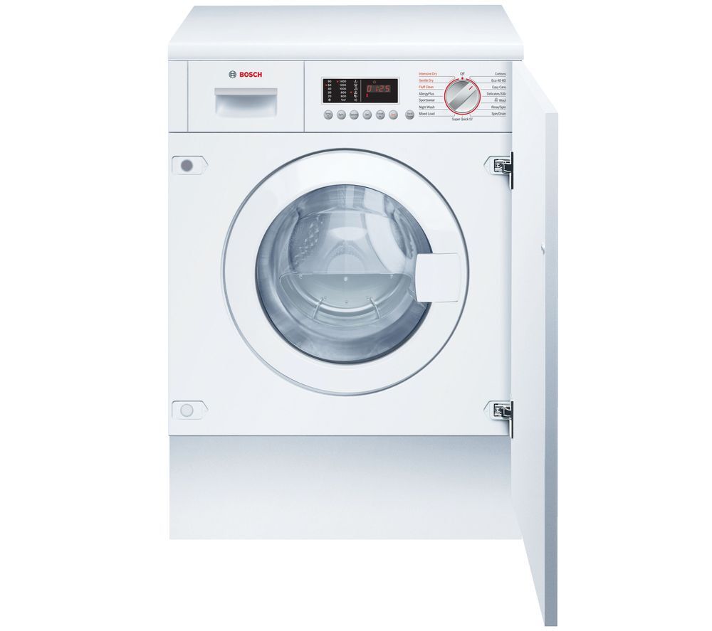 Bosch Serie 6 WKD28542GB 7 kg Integrated Washer Dryer - White, White