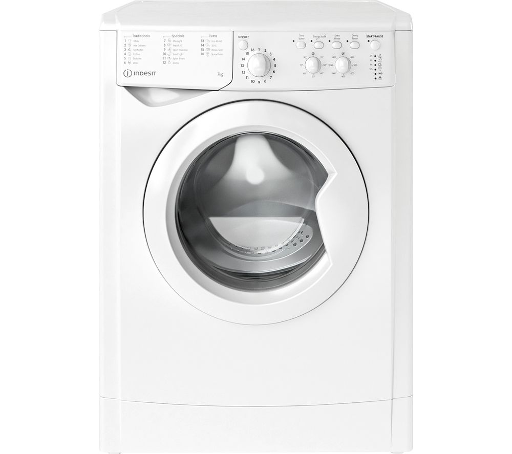 Indesit IWC 71453 W UK N 7 kg 1400 Spin Washing Machine - White, White