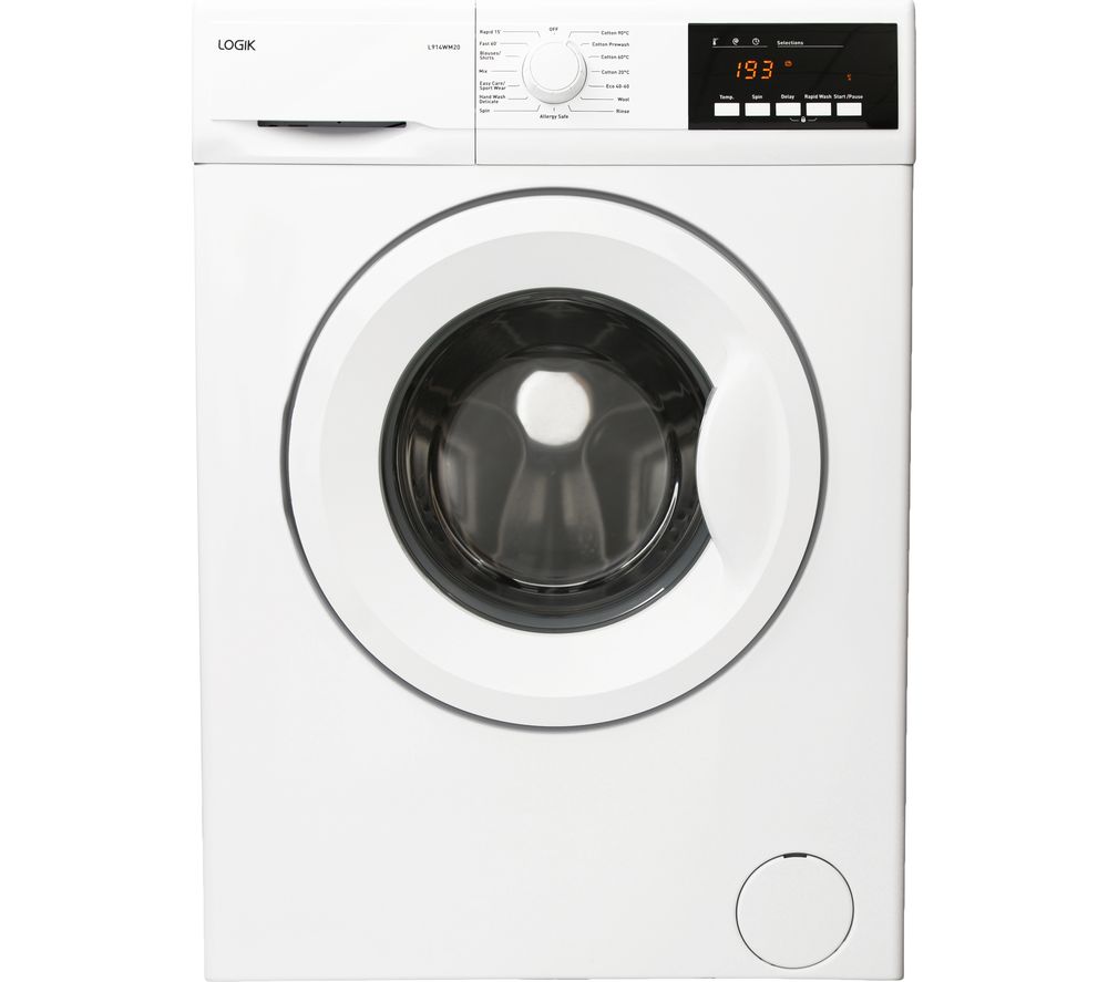 LOGIK L914WM20 9 kg 1400 Spin Washing Machine - White, White
