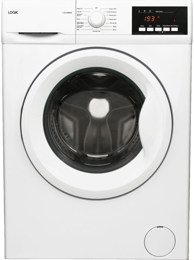 LOGIK L1014WM20 10 kg 1400 Spin Washing Machine - White, White