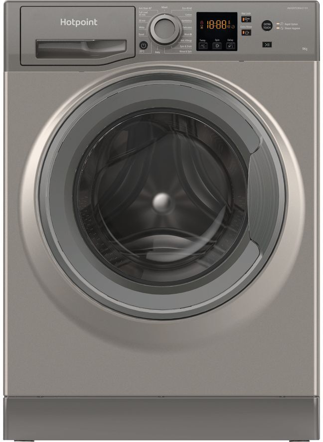 Hotpoint NSWR 944C GK UK N 9 kg 1400 Spin Washing Machine - Graphite, Graphite