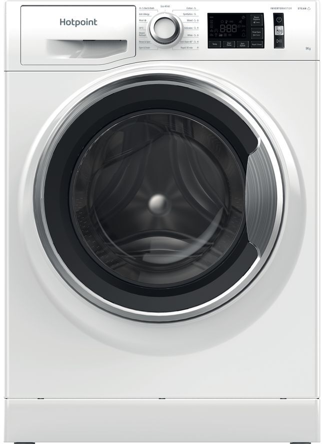 Hotpoint Activecare NM11 964 WC UK N 9 kg 1600 Spin Washing Machine - White, White