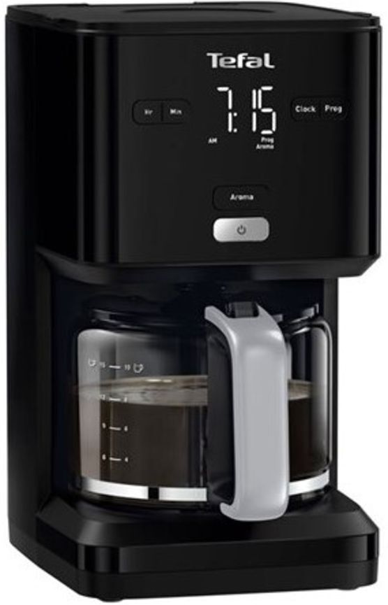 Tefal Smart N Light Filter Coffee Machine - Black, Black