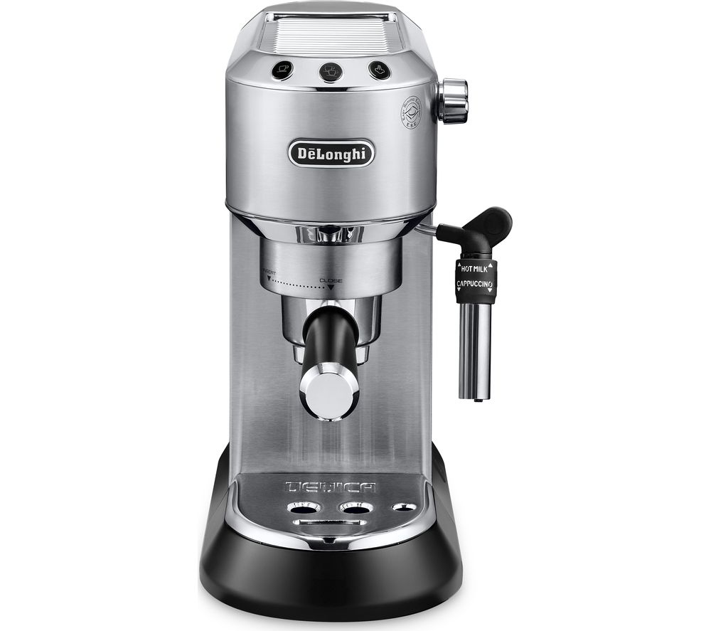 DeLonghi Dedica EC685M Coffee Machine - Silver, Silver