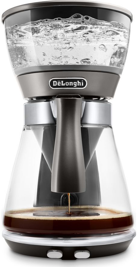 DeLonghi Clessidra ICM17210 Filter Coffee Machine - Silver, Silver