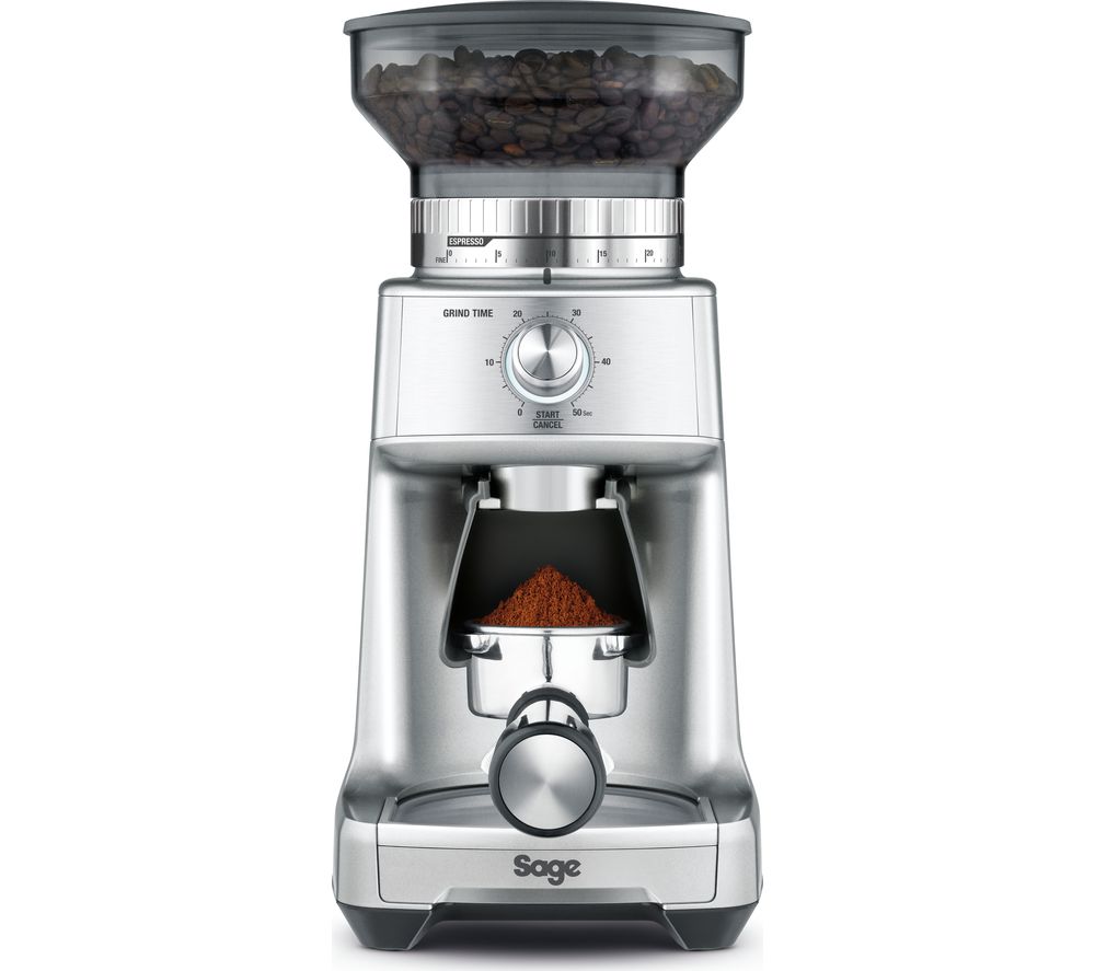 SAGE BCG600SIL the Dose Control Pro Coffee Grinder - Silver, Silver