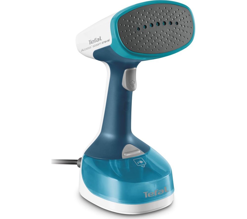 Tefal Access DT7050 Travel Hand Steamer - Blue &amp; White, Blue