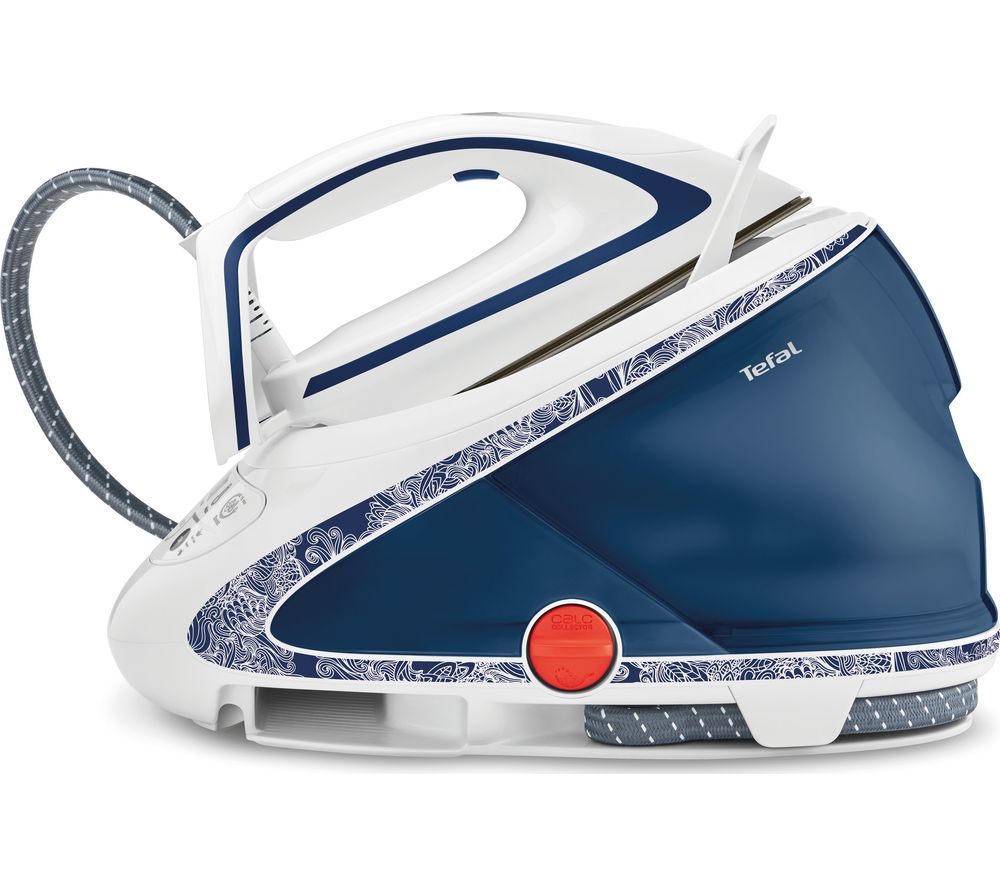 Tefal Pro Express Ultimate GV9569 Steam Generator Iron - Blue &amp; White, Blue