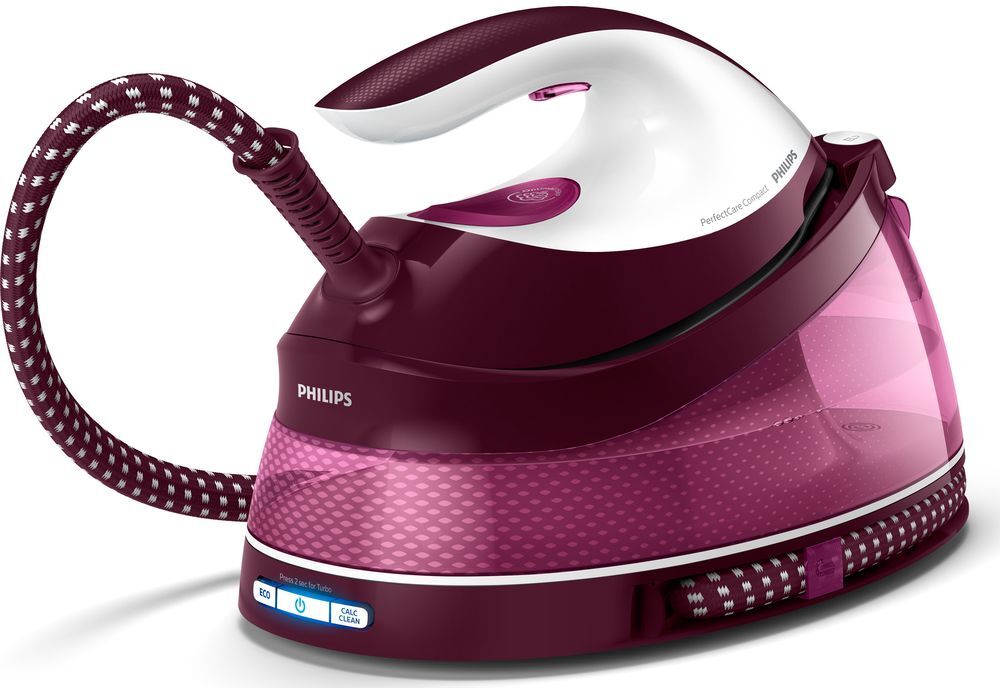 Philips PerfectCare Compact GC7842/46 Steam Generator Iron - Purple, Purple