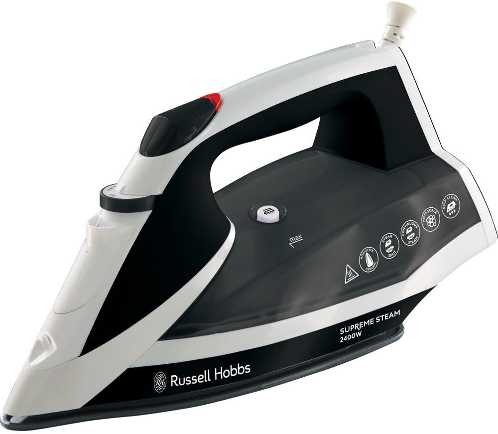 Russell Hobbs Supremesteam 23052 Steam Iron - White &amp; Black, White