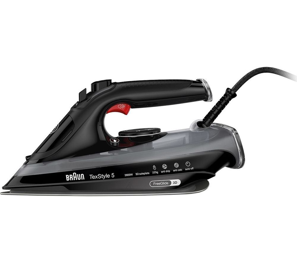 Braun TexStyle 5 SI5088BK Steam Iron - Black, Braun