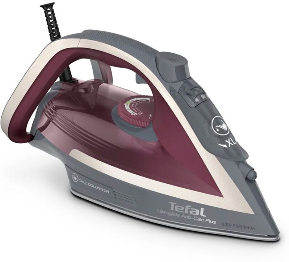 Tefal Ultraglide Anti-Scale Plus FV5872G0 Steam Iron - Grey &amp; Purple, Grey